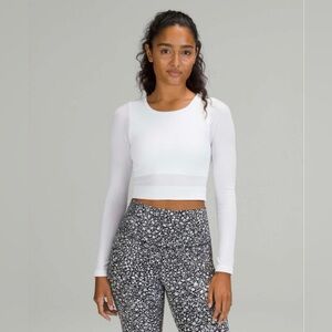 Lululemon Ebb to Street Long Sleeve (White)